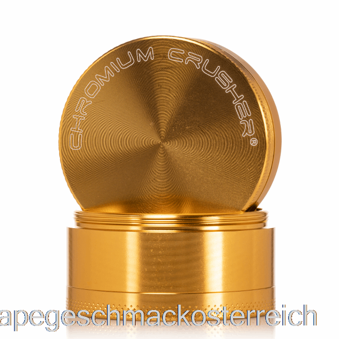 Chrom Crusher 2,2 Zoll 4-teiliger Grinder Gold Vape Geschmack